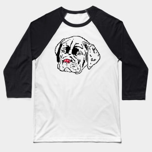 Dog Cane Corso white puppies on white background Baseball T-Shirt